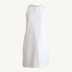 NWT / J. Crew Denim Mini Shift Dress in White